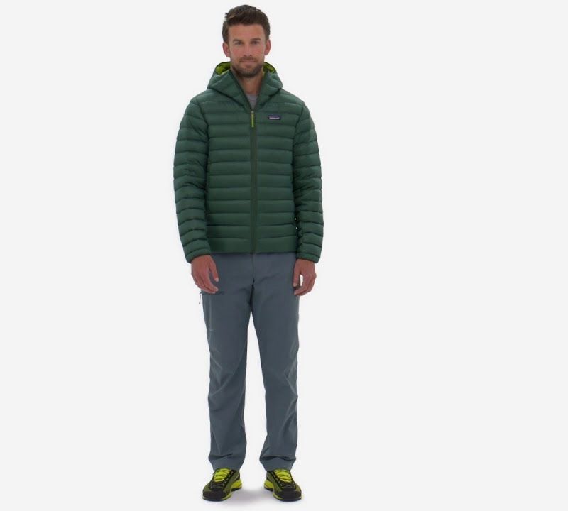 Пуховик чоловічий Patagonia Down Sweater Hoody new navy 10