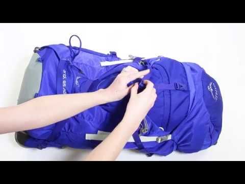 Рюкзак трекінговий жіночий Osprey Ariel 55 l блакитний 10002959 7