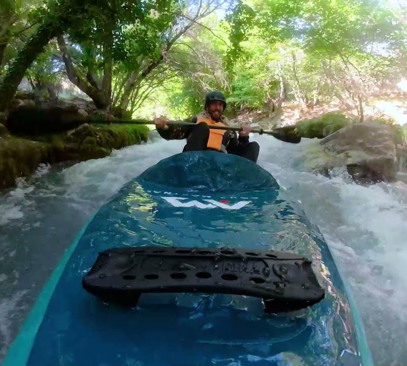 Надувна байдарка 1-місна 10’3″ Aqua Marina Versatile/Whitewater Kayak синя Steam-312 24
