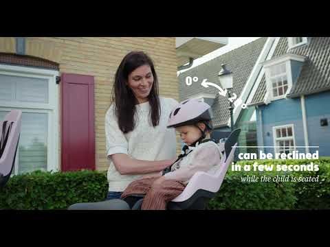 Крісло велосипедне дитяче bobike Go Maxi Reclining System macaron grey 12