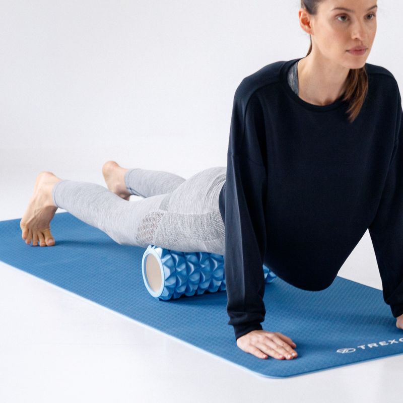 Ролик масажний XTREXO EVA PVC блакитний MR-EV01N 5