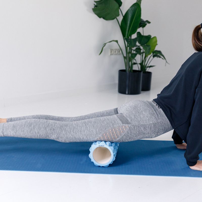 Ролик масажний XTREXO EVA PVC блакитний MR-EV01N 8