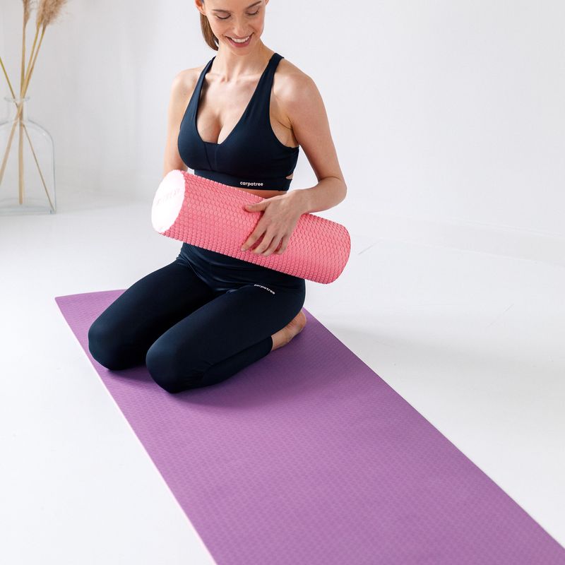 Ролик масажний XTREXO EVA рожевий MR-EV02C 13