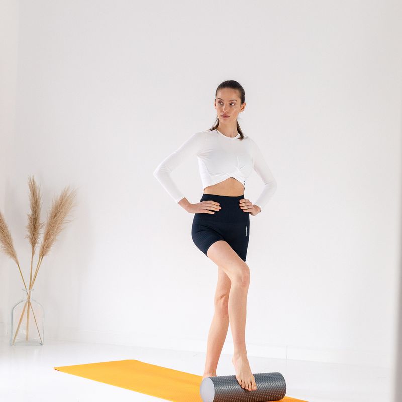 Ролик масажний XTREXO EVA сірий MR-EV02Z 10