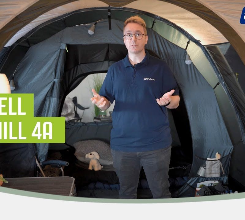 Намет кемпінговий для 4-х осіб Outwell Starhill 4A синій 111302 12