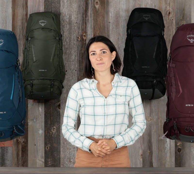 Рюкзак трекінговий чоловічий Osprey Kestrel 38 l чорний 10004767 8