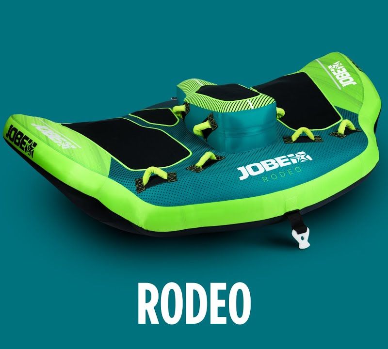 Плюшка для катання по воді JOBE Rodeo Towable 3P блакитно-зелена 230321001 9
