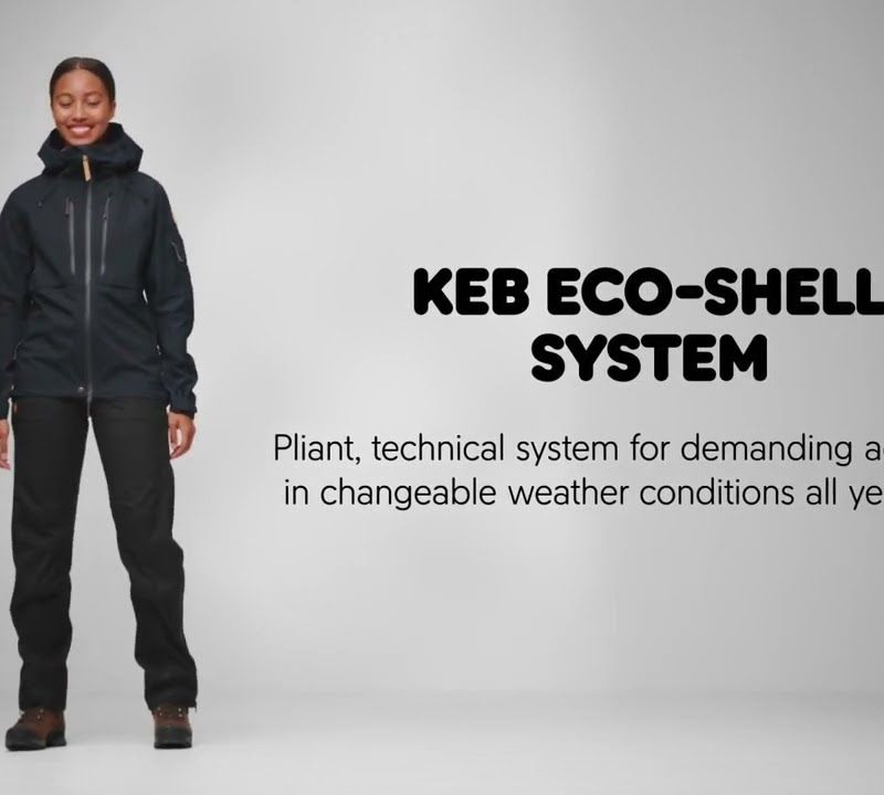 Куртка дощовик чоловіча Fjällräven Keb Eco-Shell deep forest 11