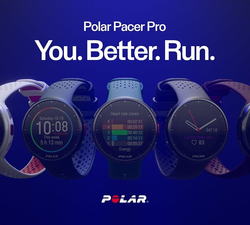 Годинник Polar Pacer PRO біло-червоний 7