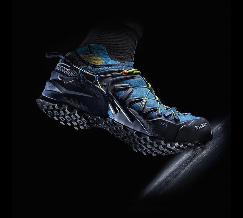 Кросівки  для трекінгу чоловічі Salewa Wildfire Edge синьо-жовті 00-0000061346 11
