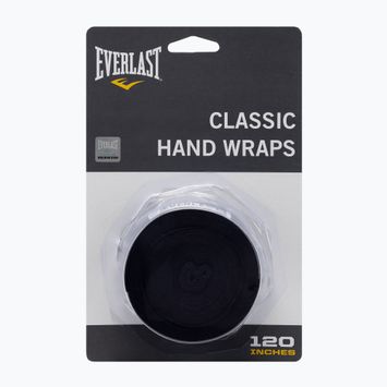 Боксерський бинт Everlast 300 cm black
