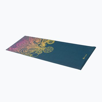 Килимок для йоги Gaiam Vivid Zest 4 мм темно-синій 63414