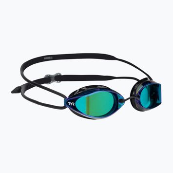 Окуляри для плавання TYR Tracer-X Racing Mirrored blue/black LGTRXM_422