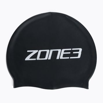 Шапочка для плавання ZONE3 чорна SA18SCAP101