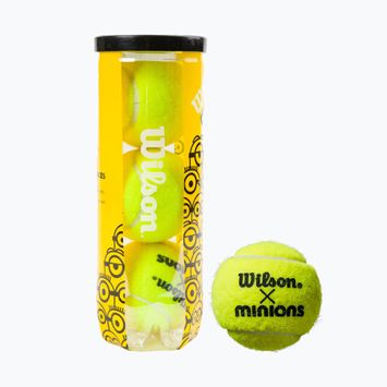 Тенісні м'ячі дитячі Wilson Minions Tennis 3 шт. жовті WR8202401