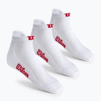 Шкарпетки тенісні дитячі Wilson No Show 3 пари білі WRA803301
