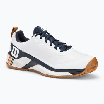 Чоловічі тенісні туфлі Wilson Rush Pro 4.5 Clay RG білі / темно-синій піджак / гума