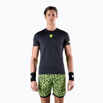 Футболка тенісна чоловіча HYDROGEN Panther Tech Tee black/yellow