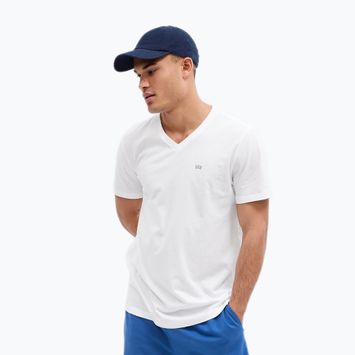 Чоловіча футболка GAP Micro Logo Crew Neck Tee біла глобальна