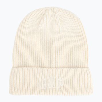 Жіноча шапка GAP V-Logo Beanie слонова кістка мороз