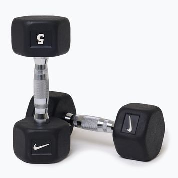 Гантелі Nike Strength Hex Dumbbell 2 x 5 кг black/white