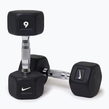 Гантелі Nike Strength Hex Dumbbell 2 x 9 кг black/white