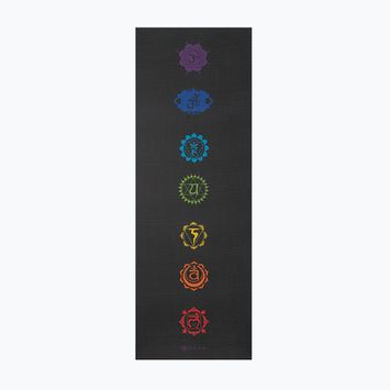 Килимок для йоги Gaiam Premium Black Chakra 6 мм black chakra