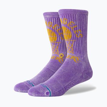 Шкарпетки Stance Vintage Los Angeles Lakers фіолетові