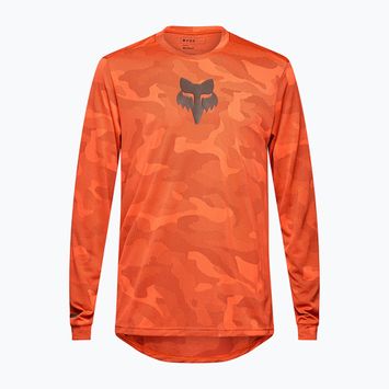 Лонгслів велосипедний чоловічий Fox Racing Ranger Tru Dri blood orange