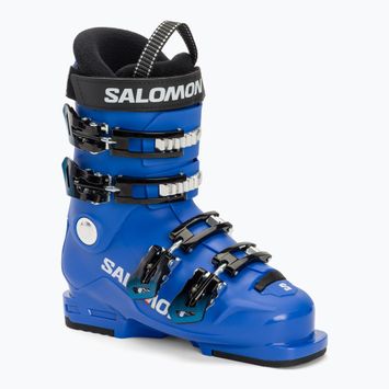 Дитячі гірськолижні черевики Salomon S Race 60 T L гоночні сині/білі/синій