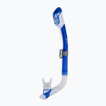 Трубка для дайвінгу дитяча Mares Gator Dry блакитна 411524