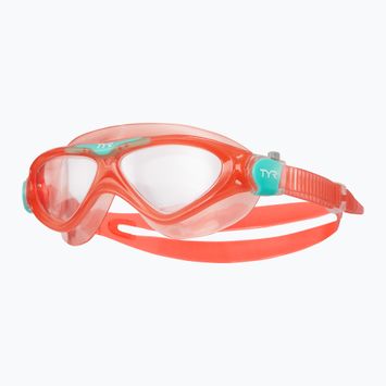 Маска для плавання TYR Rogue clear/coral/turquoise