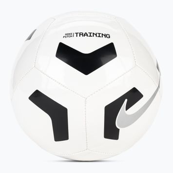 М'яч футбольний Nike Pitch Training white/black/silver розмір 4
