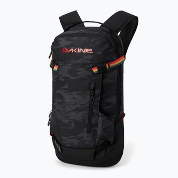 Рюкзак для сноуборду Dakine Heli Pack 12 л чорний вінтажний камуфляж