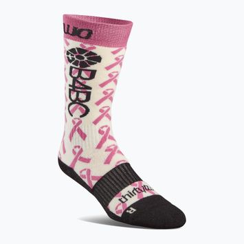 Шкарпетки сноубордичні жіночі ThirtyTwo B4BC Merino pink/white