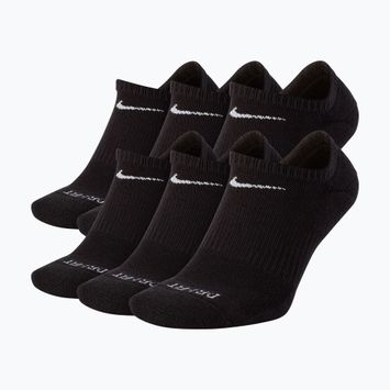 Чоловічі шкарпетки Nike Everyday Plus Cushioned No Show 6 pairs black/white