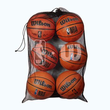 Сумка для м'ячів Wilson NBA 6 Ball Mesh Carry black