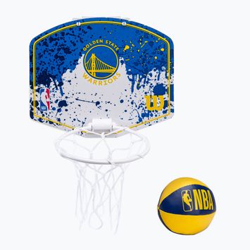 Набір для міні-баскетболу Wilson NBA Golden State Warriors Mini Hoop blue/golden state warriors