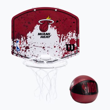 Набір для міні-баскетболу Wilson NBA Miami Heat Mini Hoop red/miami heat