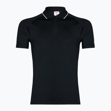 Футболка чоловіча Wilson Team Seamless Polo 2.0 black