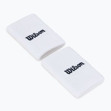 Широкий махровий браслет Wilson 2 шт яскраво-білий