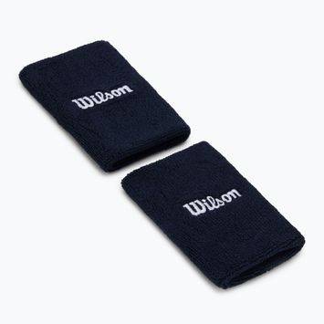 Широкий махровий браслет Wilson 2 шт класичний темно-синій
