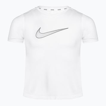 Дитяча футболка Nike Dri-Fit One SS Training біла/чорна