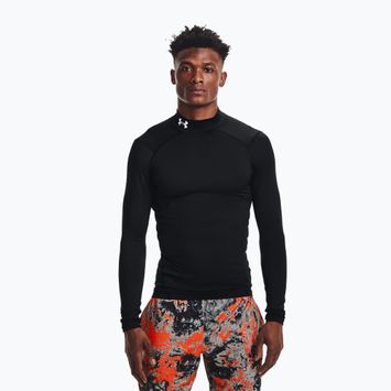 Лонгслів для тренувань чоловічий Under Armour Comp Mock UA Armour black/white