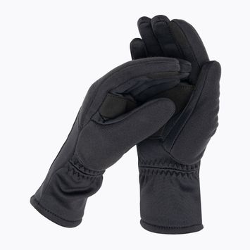 Жіночі трекінгові рукавички Under Armour Storm Fleece чорний/чорний/сірий