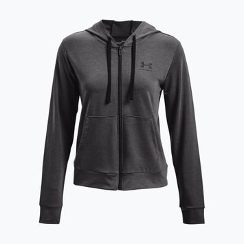 Кофта тренувальна жіноча Under Armour Rival Terry Full Zip Hoodie сіра 1369853