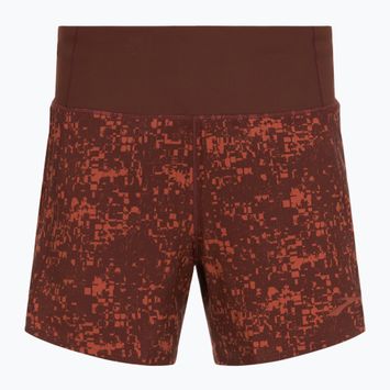 Шорти для бігу жіночі Brooks Chaser 5" run raisin glitch print