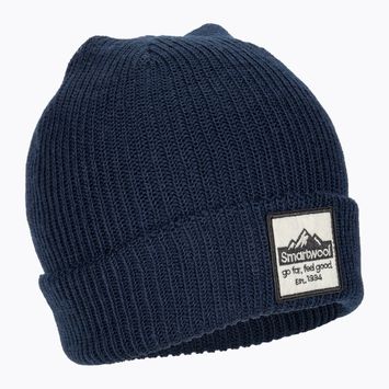 Зимова шапка-вушанка Smartwool Patch глибокий темно-синій