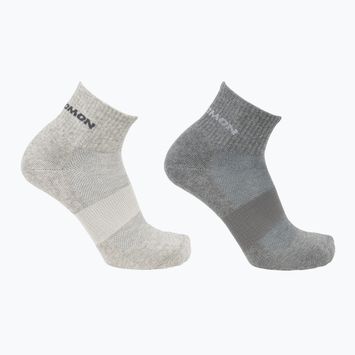 Шкарпетки Salomon Evasion 2 pary light grey/heather medium