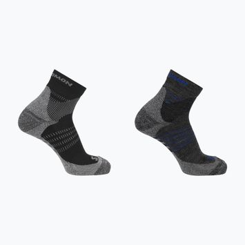 Шкарпетки для трекінгу Salomon X Ultra Access Quarter 2 пари anthracite/black